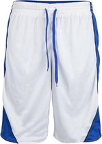 Burned Dubbelzijdig Short - Sportbroek - Blauw / Wit - XXL