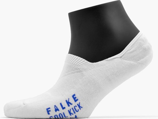 FALKE Cool Kick anatomische pluche zool functioneel garen footies unisex wit - Maat 39-41 - FALKE