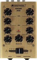 OMNITRONIC Mengpaneel - Audio mixer GNOME-202 Mini Mixer -  gold