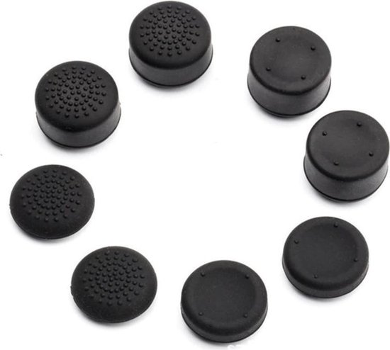 Thumb grips - 8 stuks - Pro gaming - Playstation 4 accessoires - Thumbgrips - Gamer - Gaming - Gaming accessoires - 4 verschillende maten - Console accessoires - Gaming set - Pro gamers - Console kit - Gaming kit - PS5