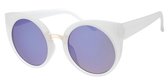 Bruine cat eye  zonnebril | Dames/unisex | grijze lens