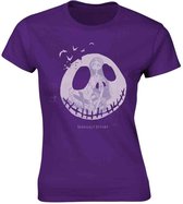 The Nightmare Before Christmas Dames Tshirt -XXL- Seriously Spooky Paars