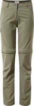 Craghoppers Afritsbroek Nosilife Pro Ii Convertible Dames Kaki Maat 40/m