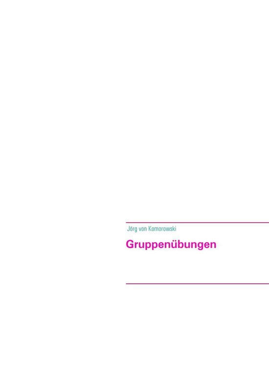 Gruppenübungen - cover