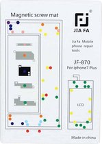 Let op type!! JIAFA Magnetic Screws Mat for iPhone 7 Plus