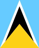 Vlag Saint Lucia 30x45cm