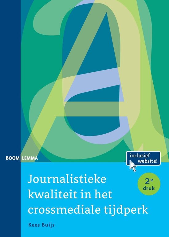 Cover van het boek 'Journalistieke kwaliteit in het crossmediale tijdperk' van K. Buijs