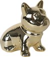 foto van Decoratie hond | 12 cm | Goudkleurig | Keramiek | Hond | Clayre & Eef | 6CE1169