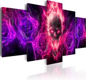 Schilderijen Op Canvas - Schilderij - Berry flames 100x50 - Artgeist Schilderij