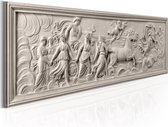 Schilderijen Op Canvas - Schilderij - Relief: Apollo and Muses 150x50 - Artgeist Schilderij