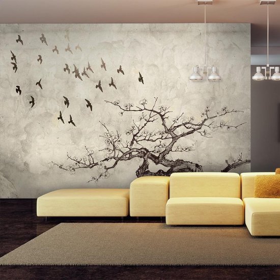 Fotobehang - Flock of birds