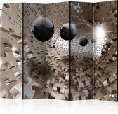 Kamerscherm - Scheidingswand - Vouwscherm - Golden Jigsaw II [Room Dividers] 225x172 - Artgeist Vouwscherm