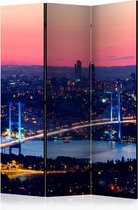 Kamerscherm - Scheidingswand - Vouwscherm - Bosphorus Bridge [Room Dividers] 135x172 - Artgeist Vouwscherm