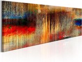 Schilderijen Op Canvas - Schilderij - Autumn Rain 150x50 - Artgeist Schilderij