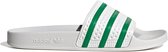 adidas Slippers - Maat 39 - Unisex - licht grijs/ groen