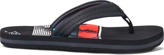 Reef Slippers - Maat 33/34 - Unisex - zwart/ rood/ blauw | bol.com