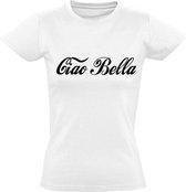 Ciao Bella wit dames t-shirt | grappig | cadeau | leuk | maat L