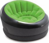 Intex Opblaasbare Loungestoel 112 Cm Vinyl Grijs/groen