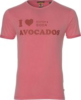 Scotch & Soda T-shirt - Slim Fit - Roze - M