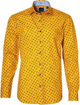 Jac Hensen Overhemd - Modern Fit - Oranje - 4XL Grote Maten