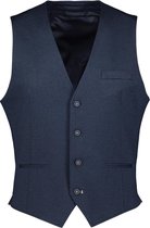 Hensen Gilet - Slim Fit - Blauw - 50