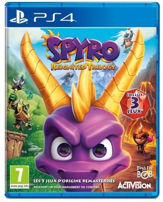 Spyro Reignited Trilogy PS4 Game FR