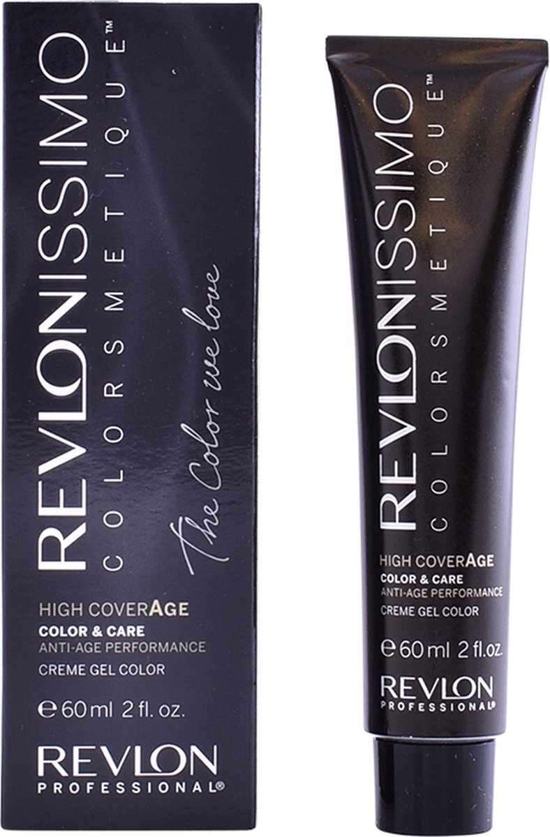 Revlon Revlonissimo Colorsmetique High CoverAge Creme Haarkleur Anti Age 60ml - 07.35 Amber Blonde / Bernsteinblond