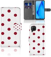 Protection Housse Huawei P40 Lite Portefeuille Cerises