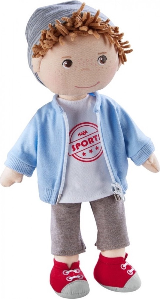 Haba Knuffelpop Arne Junior 29 Cm Katoen/polyester Beige