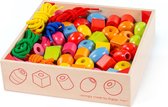 Bigjigs - Grosses perles dans un bocal