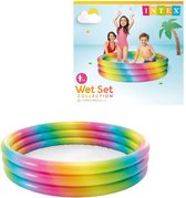 Bol.com Intex Rainbow Ombre Pool -Opblaaszwembad - Ø 147 x 33 cm aanbieding