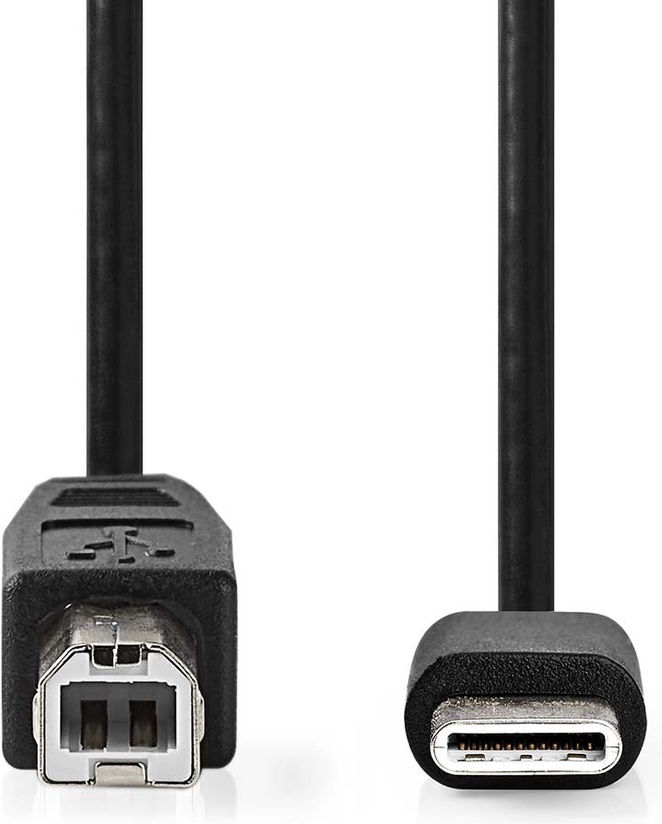 NEDIS CCGL60650BK10 USB-Kabel 1 mm Zwart