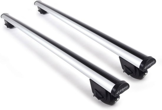 Galeries de toit adaptées pour Mercedes GLA à partir de 2020 barres de toit fermées – Aluminium – Capacité de charge 100 kg – Merk Farad