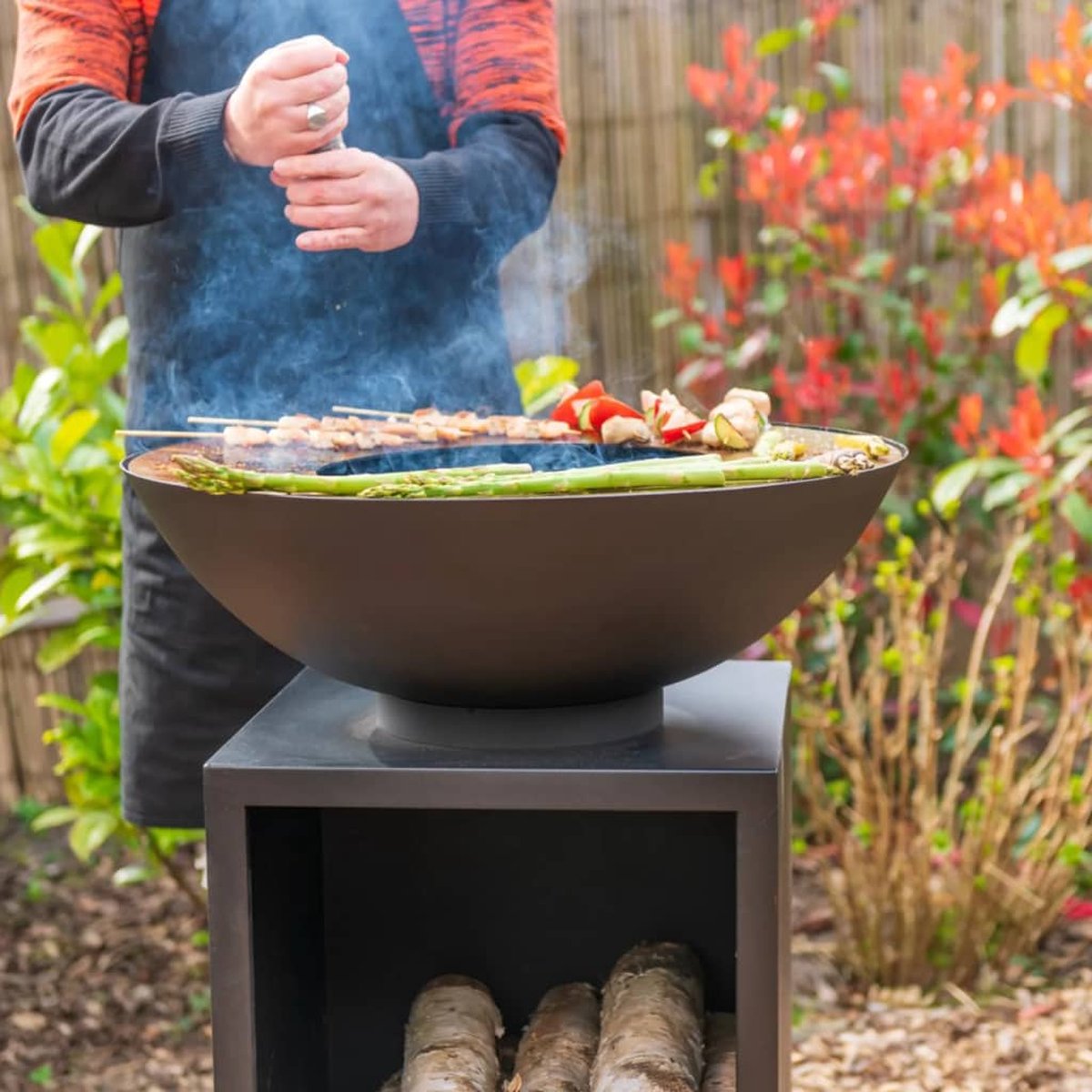 RedFire Onyx Classic Vuurschaal BBQ - Ø 60 cm - Zwart