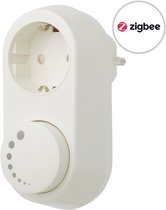 EcoDim Zigbee stekkerdimmer voor led - Stopcontact dimmer, 0-100W LED - Niet geschikt voor Belgische stopcontacten - Wit