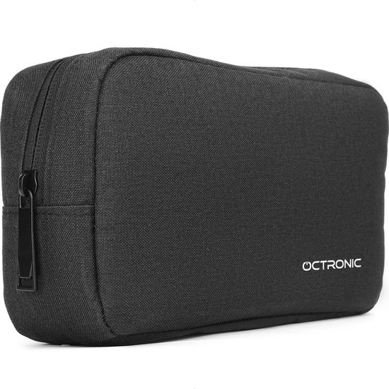 Housse pour ordinateur portable 13 pouces - Housse pour ordinateur portable - Housse pour tablette - avec pochette organiseur de câbles - Zwart