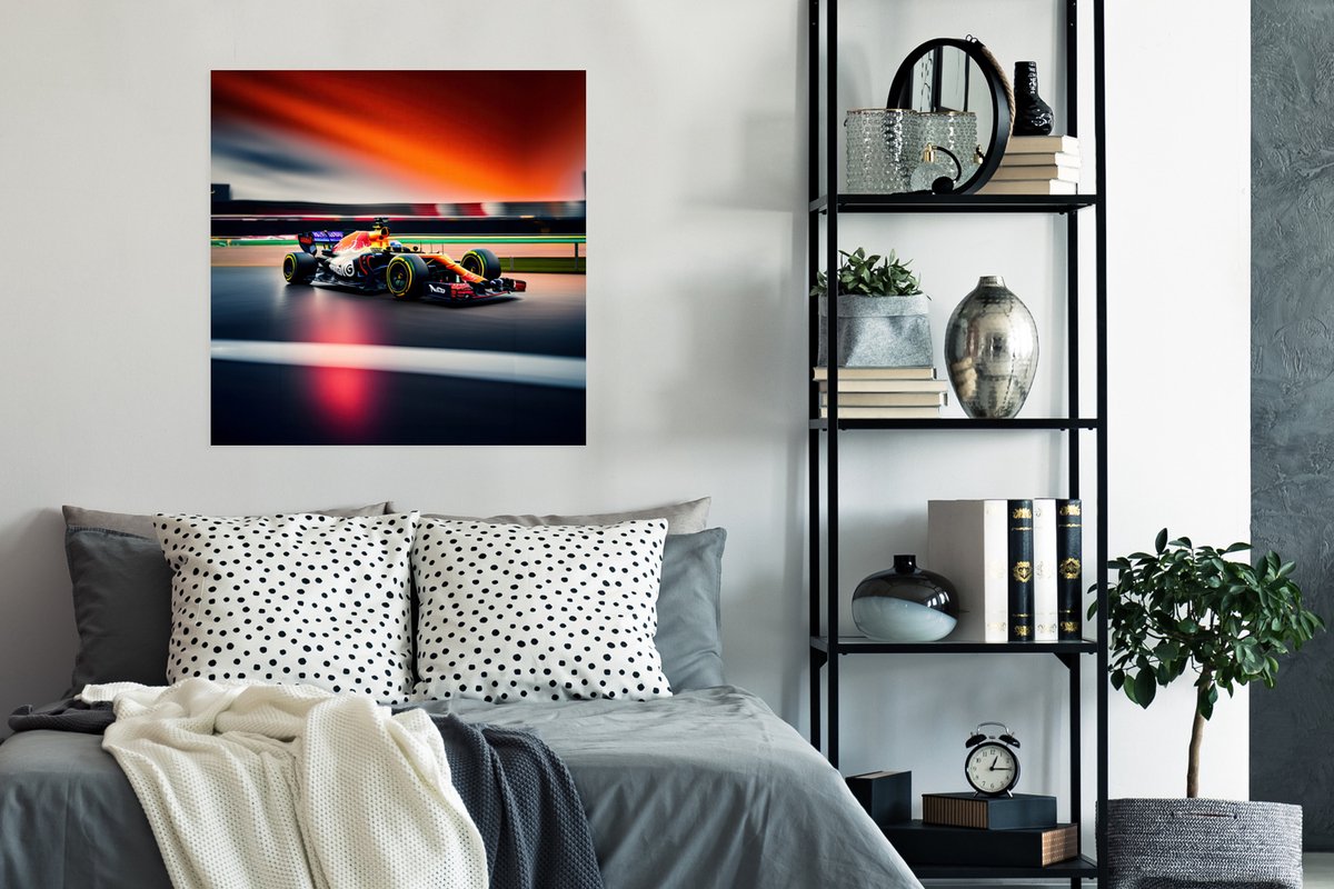 Poster Auto - Formule 1 - Circuit - Raceauto - 75x75 cm