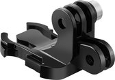 Telesin Double Extension Adapter J-Hook (2x Stuks) voor GoPro / DJI OSMO & Action Cameras - Zwart
