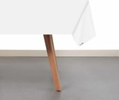 Raved Tafelzeil Effen Wit  140 cm x  160 cm - PVC - Afwasbaar