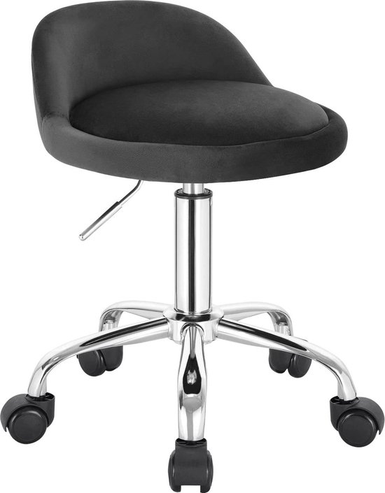 Happiq Luxe Zadelkruk Op Wielen Donkergrijs Ergonomisch - Happiq - €74,99