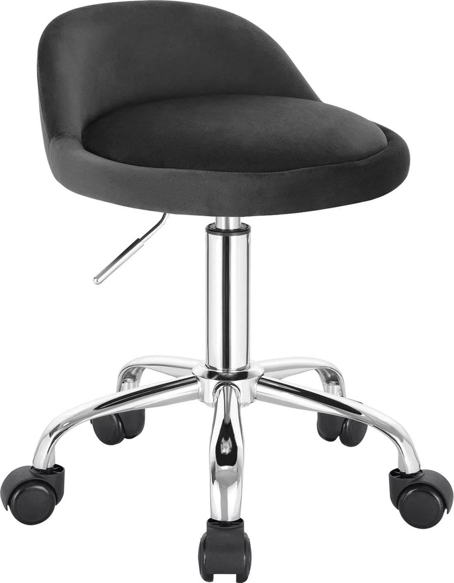 Happiq Luxe Zadelkruk Op Wielen Donkergrijs Ergonomisch - Happiq - €74,99