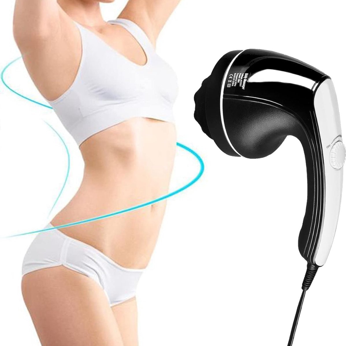 Afbeelding 2 van Cellulite Cups 7 In 1 - Cellulite Massage Apparaat Ergonomisch - Anti Cellulitis Apparaat Met 5 Intensiteiten - 100% Tevredenheidsgarantie - Incl. 7 Opzetstukken