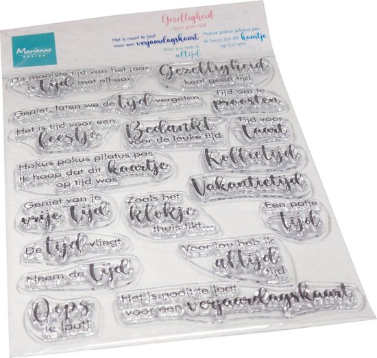Marianne Design Clear Stamps, Scrittura, per Progetti Creativi