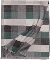 Écharpe en laine - Écharpe pour homme - À carreaux - Vert
