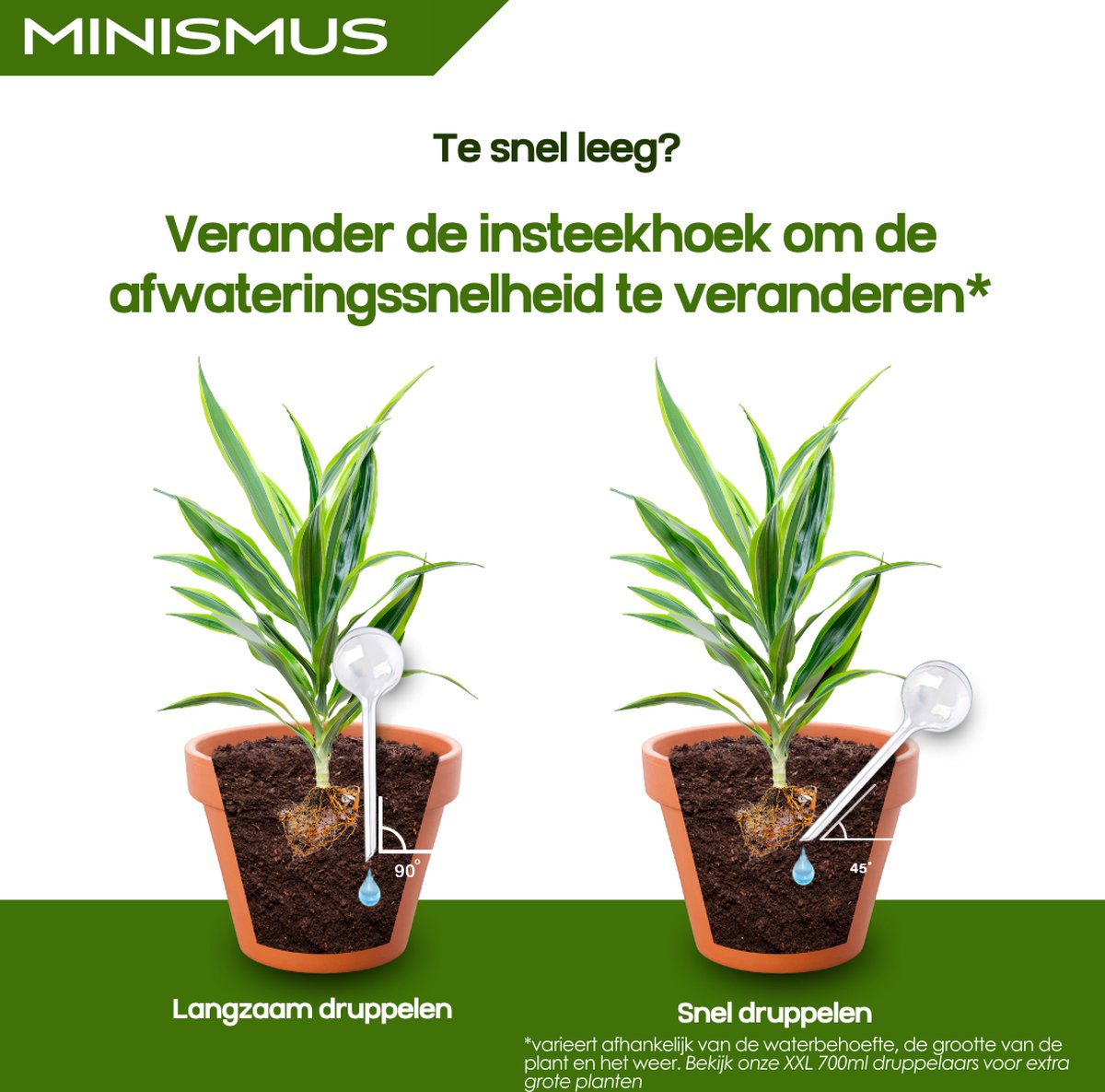 mumisuto Plantenbewateringsbollen, 3 stuks glazen zelfbewaterende spikes bewateringsbollen zelfbewaterend apparaat plant glazen bollen plantenwatersysteem tuinpot waterers voor vakantie binnen buiten