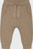 Hust and Claire joggingbroek Gordon - Deer brown melange - maat 92