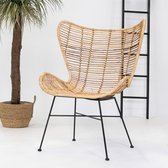 Egg Chair Rotan Naturel - Giga Meubel