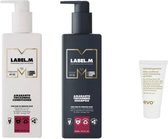 Label M Amaranth Duo Set - Thickening Conditioner + Shampoo 300ML + WILLEKEURIG Travel Size