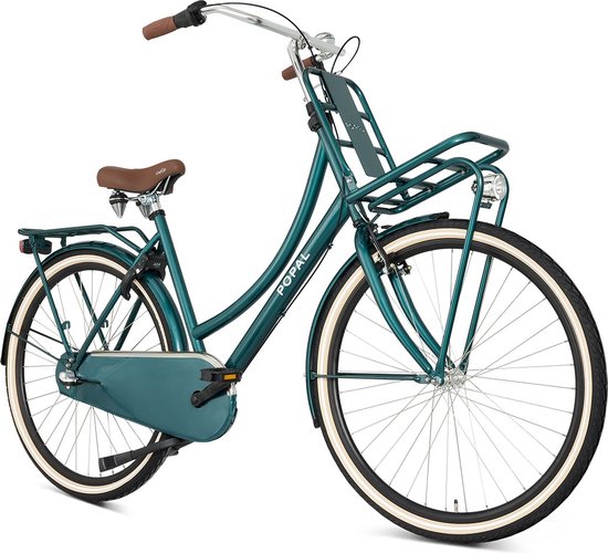 Popal Daily Dutch Basic+ N3 Transportfiets - Stadsfiets - Dames - 59 centimeter - Forest Green — afbeelding 3
