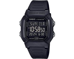 Casio Casio Collection W-800H-1BVES Horloge - Kunststof - Zwart - Ø 36 mm